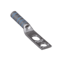 LCC614JAWL-p.png Terminal de Compresión de Barril Largo, de Dos Orificios de 1/4, para Cable 6 AWG, Espacios Entre Orificios de 0.50 a 0.63in