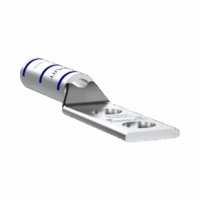 LCCX614AL-p.png Terminal Doble Ojillo 1/4" para Cable 6 AWG (16mm entre orificios). 50 Piezas