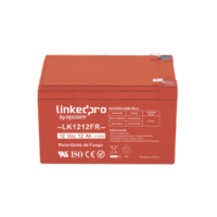 LK1212FR-p.png Batería 12 Vcc / 12 Ah / UL / Tecnología AGM-VRLA / Retardante a la Flama / Para uso en equipo electrónico, Alarmas de Intrusión / Incendio/ Control de acceso / Video Vigilancia / Terminales F1 y F2.