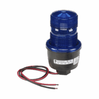 Luz de advertencia LED serie Streamline, 24 Vcd, montaje en tubo, azul