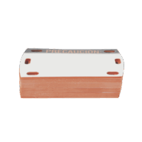 LPEAL-p.png Etiqueta Autolaminada para Identificación de Fibra Optica Paquete de 25 piezas, Para Uso Interior/Exterior, Dimensiones de 90 x 50 mm, Color Negro con Naranja