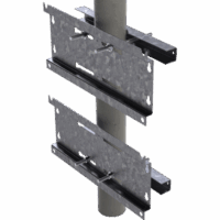 LPFORTE16UBRAR2-p.png Herraje para Fijación a Pared, Torre o Poste compatible con LP-FORTE-16UR3 y LP-FORTE-24U-R3