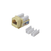 LPKJ505YE-p.png Módulo Jack Keystone Cat5e con terminación 110 (Punchdown) para faceplate - Color Amarillo