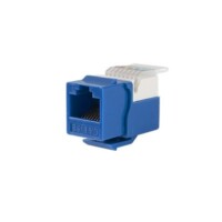 LPKJ516BUdet.jpg Módulo Jack Keystone Cat5e sin Herramienta (toolless) para faceplate - Color Azul
