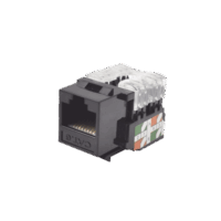 LPKJ601BK-p.png Módulo Jack Keystone Cat6 con terminación 110 (Punchdown) para faceplate - Color Negro