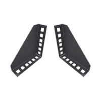 LPRACKADAP-p.png Par de Sujetadores para Instalación de Equipo Rackeable en Placa o Pared (hasta 2U), Puede soportar 10 Kg