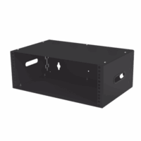 LPWR50304U-p.png Gabinete para Montaje en Pared liviano, 4 Unidades de rack, Profundidad máxima de trabajo 250 mm