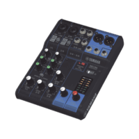 Mezcladora de Audio | 6 Canales | 2 entradas de micro/6 de línea (2 mono + 2 estéreo) | Alimentación Phantom