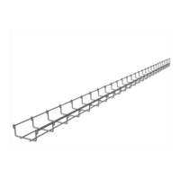 MG50421EZ-p.png Charola Tipo Malla 33/100 mm, Acabado Electro Zinc, Hasta 53 Cables Cat6, Tramo de 3 Metros