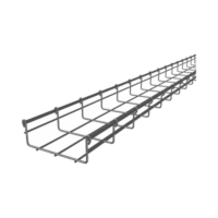 MG50432EZ-p.png Charola Tipo Malla 66/150 mm, Acabado Electro Zinc, Hasta 158 Cables Cat6, Tramo de 3 Metros