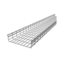 MG50446EZ-p.png Charola Tipo Malla 116/400 mm, Acabado Electro Zinc, Hasta 738 Cables Cat6, Tramo de 3 Metros