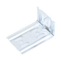 MG60121EZ-p.png Ménsula económica, para montaje en pared, para anchos de charola de 100mm, con acabado Electro Zinc