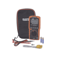 Multímetro Digital Esbelto de Rango Automático con TRMS 600V y Medición de Temperatura