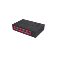 MS105G-p.png Switch NO Administrable / Para escritorio / 5 puertos 10/100/1000 Mbps / Diseño Compacto / Plug and Play