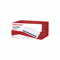 MS108-p.png Switch NO Administrable / Para escritorio / 8 puertos 10/100 Mbps / Diseño Compacto / Plug and Play