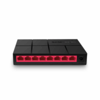 MS108G-p.png Switch NO Administrable / Para escritorio / 8 puertos 10/100/1000 Mbps / Diseño Compacto / Plug and Play