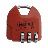 MX2325-p.png Candado de Combinación Ajustable / No Requiere Llave / Color Rojo.