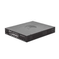 MXTX1012GXPA00-p.png Switch cnMatrix TX1012-AC-P PoE Ideal para WISP / 8 Puertos Gigabit PoE + 4 SFP+ / PoE Budget 200W /Capa 2 y Capa 3 / Gestión Gratuita Desde la Nube