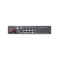 MXTX1012GXPA20-p.png Switch cnMatrix WISP TX1012-DC-P de 8 puertos PoE y 4 SFP+, 170 W PoE Budget, Capa 2, gestión gratuita desde la nube, para corriente directa