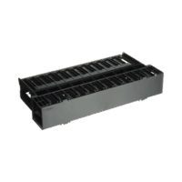 NCMH2-p.png Organizador de Cables Horizontal NetManager, Doble (Frontal y Posterior), Para Rack de 19in, 2UR