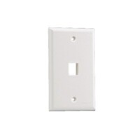 NK1FNEI.jpg Placa de Pared Vertical, Salida Para 1 Puerto Keystone, Color Marfil