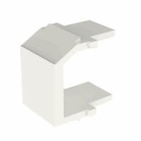 NKBMIWX-p.png Módulo de tapa ciega (Inserto Ciego), Tipo Keystone, Color Blanco Mate, 1 Pieza