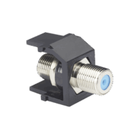 NKFBL-p.png Módulo Acoplador Coaxial Tipo F, Keystone, de 75 Ohms, 3.0 GHz, Color Negro