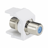 NKFWH-p.png Módulo Acoplador Coaxial Tipo F, Keystone, de 75 Ohms, 3.0 GHz, Color Blanco