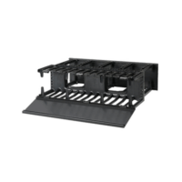NM3-p.png Organizador de Cables Horizontal NetManager, Doble (Frontal y Posterior), Para Rack de 19in, 3UR