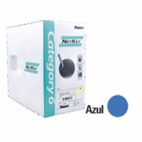 NUC6C04BUFE-p.png Bobina de Cable UTP 305 m. de Cobre, NetKey, Reelex, Azul, Categoría 6 (24 AWG), 1000Mbps, PVC (CM), de 4 pares