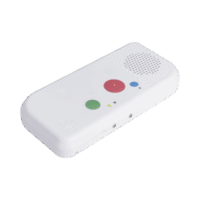 NX0019_B-p.png Terminal de Habitación IP / Botón Azul de Llamada a Médico / Lector RFID 125 KHz / SIP / PoE / Compatible con NX1071 y NX1075