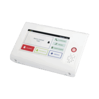 NX1021-p.png Terminal de Habitación IP / Lector RFID 125 KHz / Audio Bidireccional / SIP / PoE / Pantalla Táctil 7" / Compatible con NX1071 y NX1075