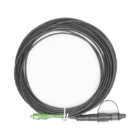 OFCS1BKSAH1A30102601-p.png Jumper de Fibra Óptica, conector SC/APC - conexión a caja FDP460, redondo, 10 metros, forro 3 mm, G657A2, negro