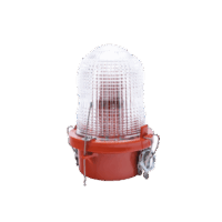 Lámpara de Obstrucción Roja/ Luz Fija Tipo L-810, LED de baja intensidad/ 120 - 240 Vca/ Luz Infraroja