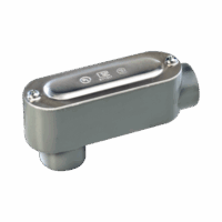 OLB0093C-p.png Caja Condulet tipo LB de 1" (25.4 mm) Incluye tapa y tornillos.