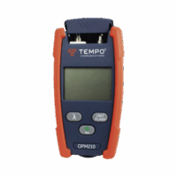 OPM210-p.png Medidor de Potencia (Micro OPM) para Fibra Óptica con Localizador Visual de Fallos (VFL), entrada universal de 2.5 mm (para conectores SC, ST y FC)