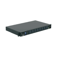 P08E14M-p.png PDU Switchable y Monitoreable por Toma (MS) para Distribución de Energía, Enchufe de Entrada NEMA 5-15P, Con 8 Salidas 5-20R, Horizontal 19in, 120 Vca, 15 Amp, 1UR