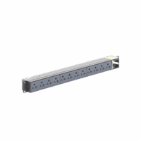 P12B01M-p.png PDU Básico para Distribución de Energía, Enchufe de Entrada NEMA 5-15P, Con 12 Contactos NEMA 5-20R, Instalación Horizontal de 19in, 1UR, 15 Amp, 120 Vca