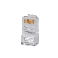 P88-p.png Plug RJ45 Cat5e, Para Cable UTP Calibre 22 a 26 AWG, Chapado en Oro de 50 micras