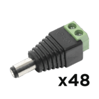PAQ48JR52-p.png KIT DE 48 CONECTORES MACHO PARA ALIMENTACIÓN A 12 Vcc