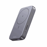 PB206-p.png Power Bank MagSafe de 10000mAh NEXODE | 20W | 1 USB-C | 1 USB-A | Carga Rápida bidireccional | Soporta modo Standby | Soporte Plegable | Ultra Delgado | Ultra ligero | Compatible con iPhone 15/14/13/12 | Color Gris.