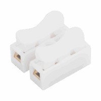 PCON2-p.png Conector tipo PUSH de 2 Contactos / Para una Conexión Rápida / Puentes de Cables