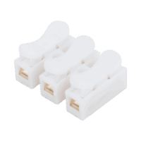 PCON3-p.png Conector tipo PUSH de 3 Contactos / Para una Conexión Rápida / Puentes de Cables