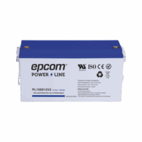 PL150D12V2-p.png Batería 12 Vcc / 150 Ah / UL / Tecnología AGM-VRLA / CICLO PROFUNDO / Uso en aplicación fotovoltaica / terminales T5