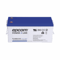 PL200D12V2-p.png Batería 12 Vcc / 200 Ah / UL / Tecnología AGM-VRLA / Ciclo profundo / Para uso en aplicaciones fotovoltaicas y de emergencia / Terminales T5