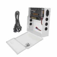 PLK12DC4ABK-p.png Fuente de Poder Profesional de 12 Vcc @ 4 A / Soporta 4 Cámaras / Capacidad de Batería de Respaldo (No Incluída) / Voltaje de Entrada 96-264 Vca