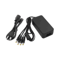 PLK12DC4CH-p.png Fuente de Alimentación de 4 Salidas tipo Jack Macho de 12 Vcc / 5 Amper