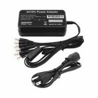 PLK12DC6CH-p.png Fuente de Alimentación de 6 Salidas tipo Jack Macho de 12 Vcc / 6 Amper