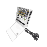 PLK12DC8ABK-p.png Fuente de Poder con ajuste de voltaje de 11- 15 Vcc / 10 A / 9 Salidas / Capacidad de Batería de Respaldo / Requiere Batería / Voltaje de Entrada 96-264 Vca