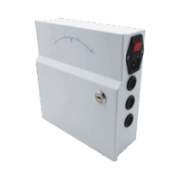 PLK24AC4A-p.png Fuente de poder profesional de 24 Vca @ 4 Amper, para 4 camaras, con voltaje de entrada de: 110 Vca